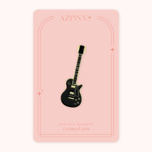 pin brošňa gitara